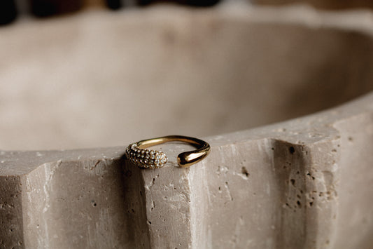 ELEANOR RING | waterproof gold ring