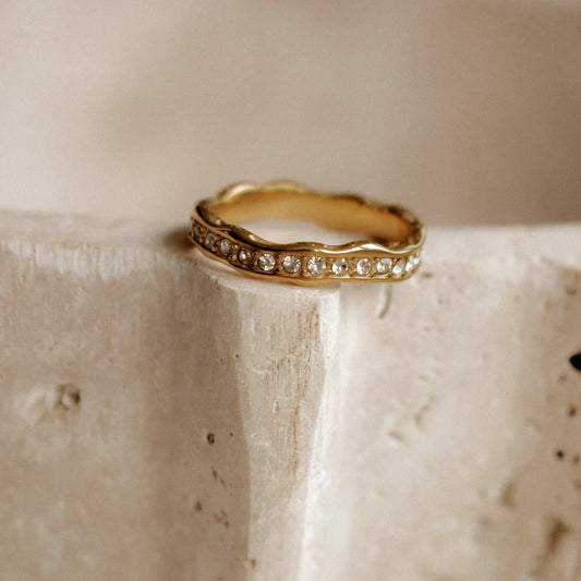 MAEVE RING | waterproof gold ring
