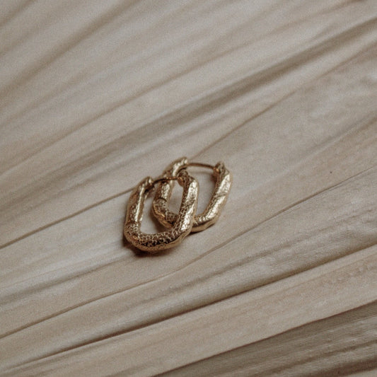 MONROE HUGGIES | waterproof gold earrings