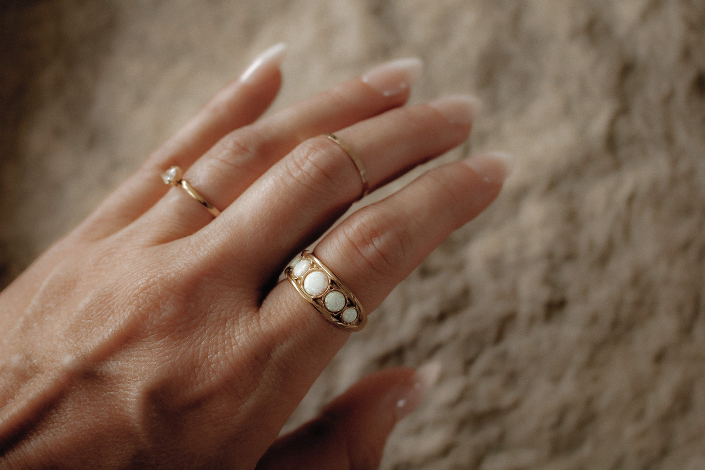 INEZ RING | waterproof gold ring