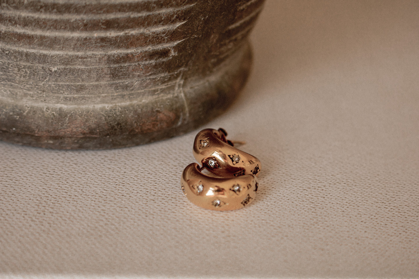 BENNI HOOPS | waterproof gold earrings