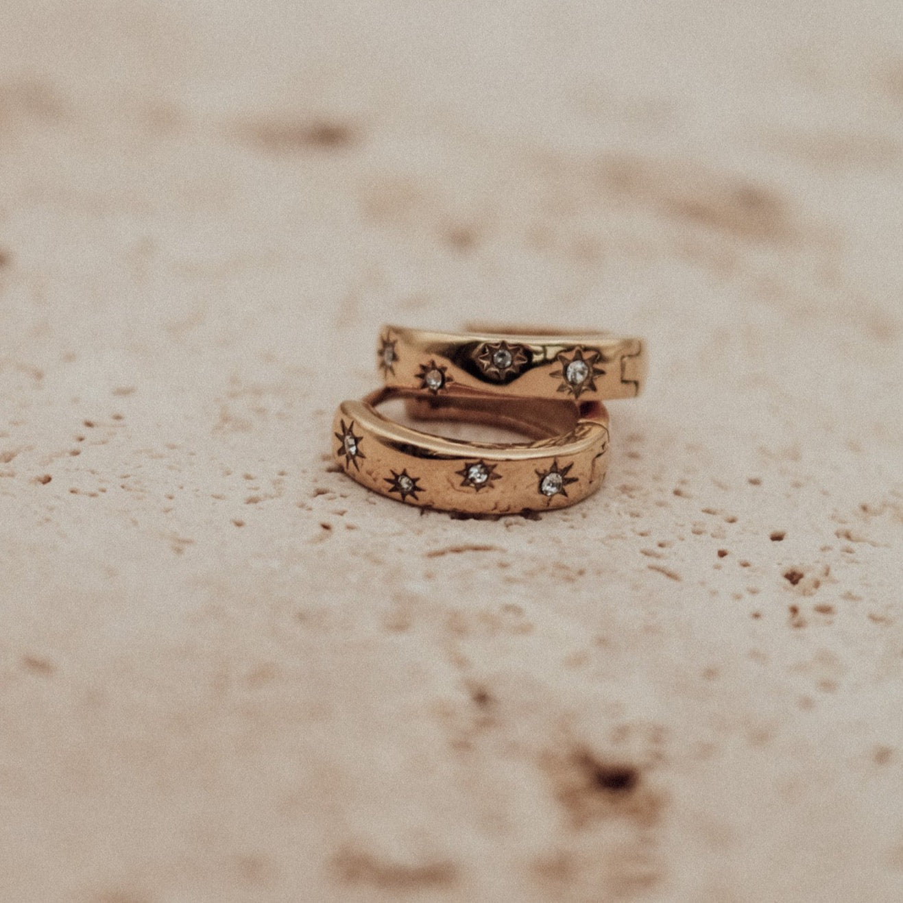 LULU HUGGIES | waterproof gold earrings