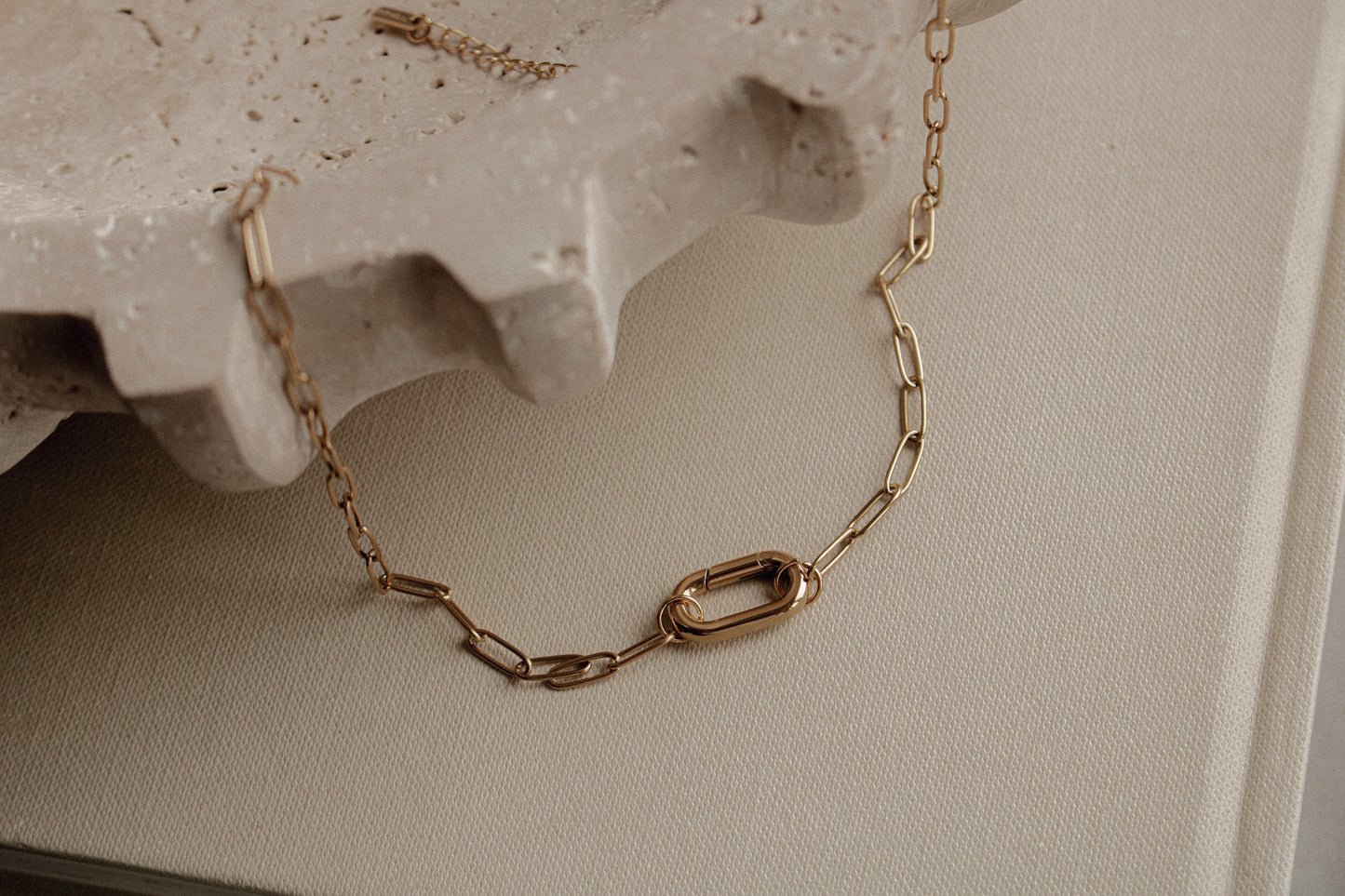 MARI NECKLACE | waterproof gold charm necklace