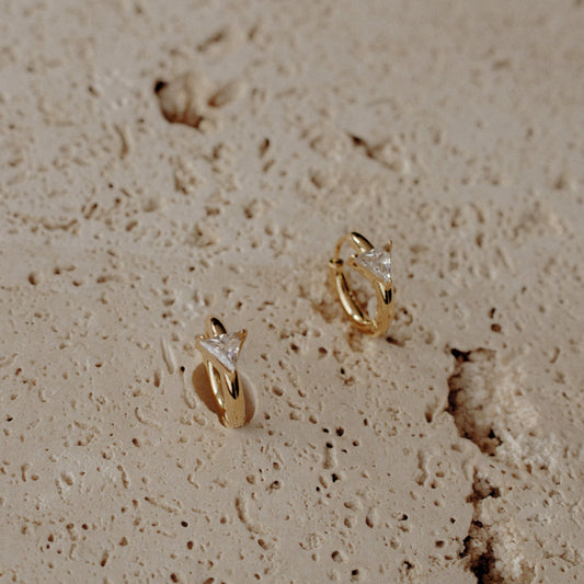 DEE HUGGIES | waterproof gold earrings