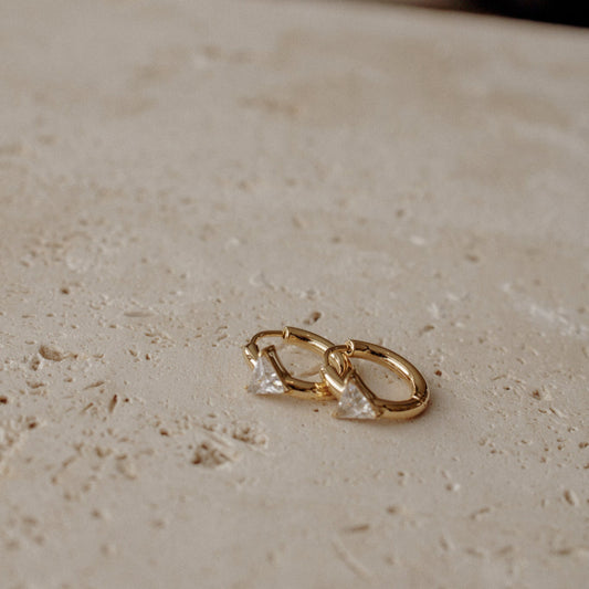 DEE HUGGIES | waterproof gold earrings