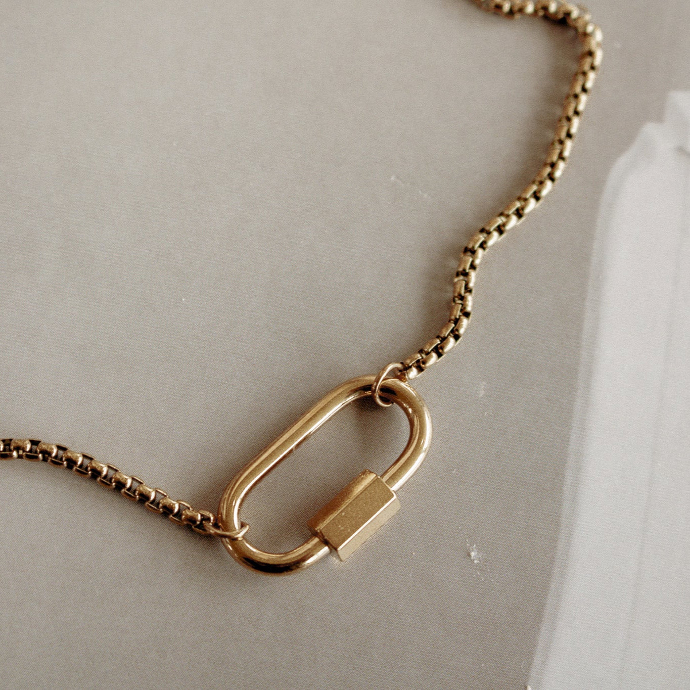 NONA NECKLACE | waterproof gold charm necklace