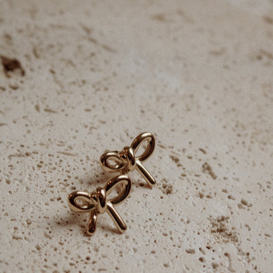 bow earrings