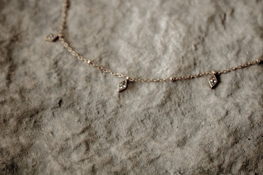 DOT NECKLACE | waterproof gold necklace