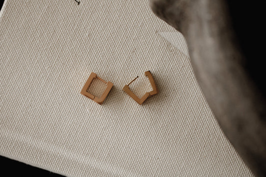 WREN HUGGIES | waterproof gold earrings