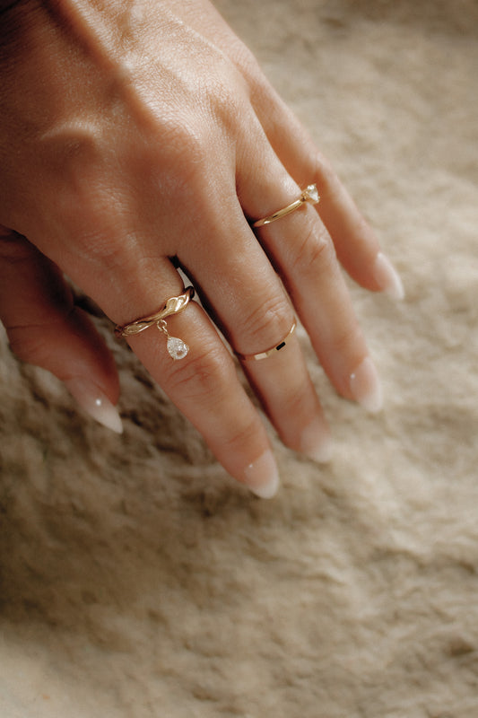 EVIE RING | waterproof gold ring