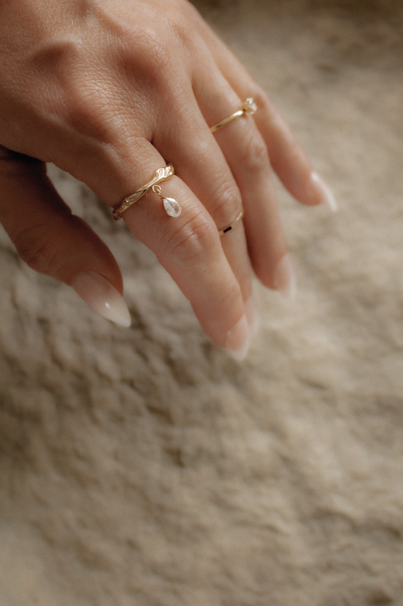 EVIE RING | waterproof gold ring