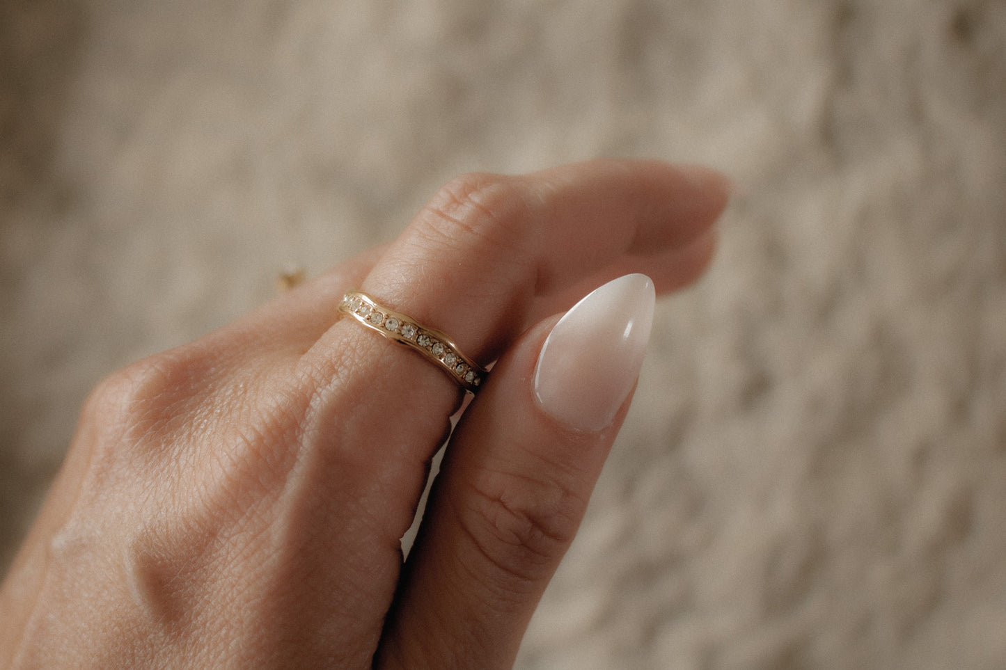 MAEVE RING | waterproof gold ring