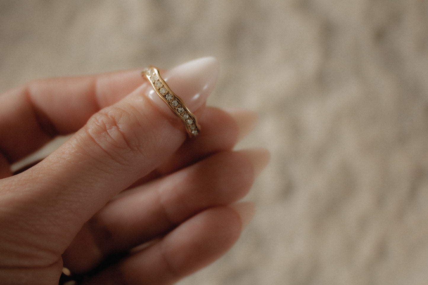 MAEVE RING | waterproof gold ring
