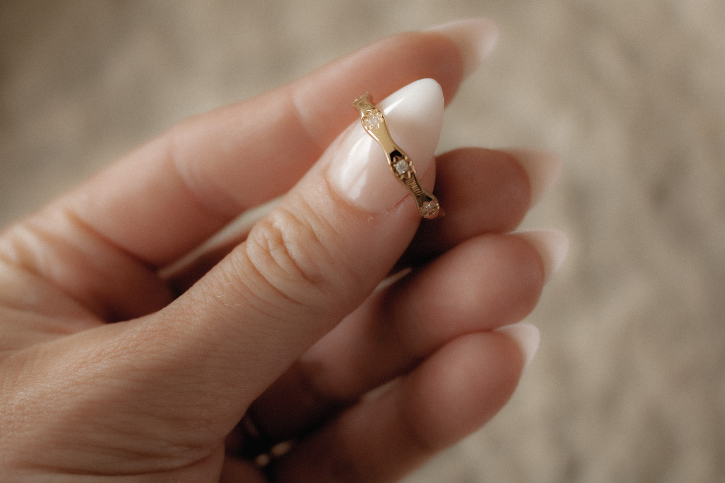 NORA RING | waterproof gold ring