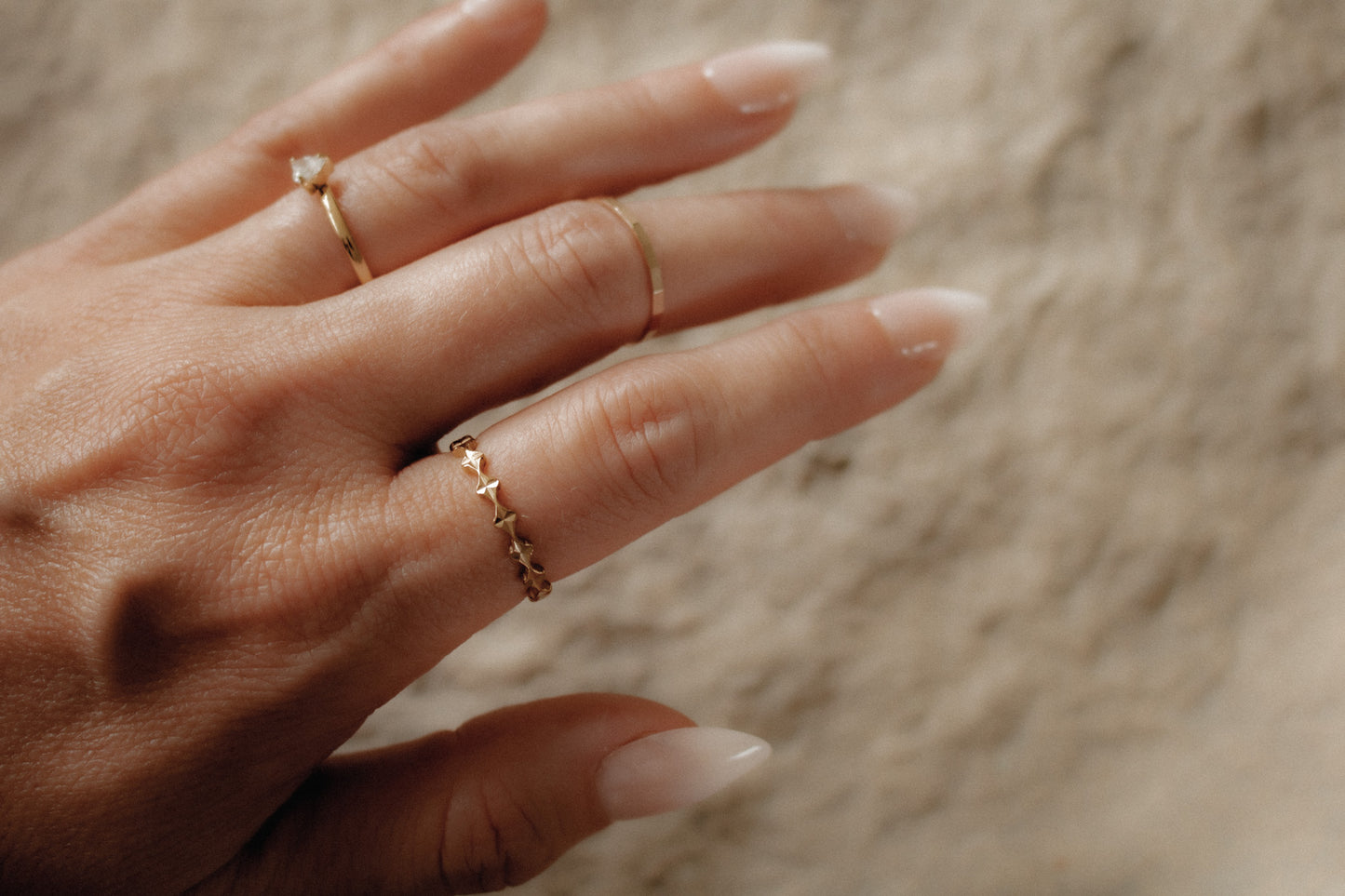 MOLLIE RING | waterproof gold ring
