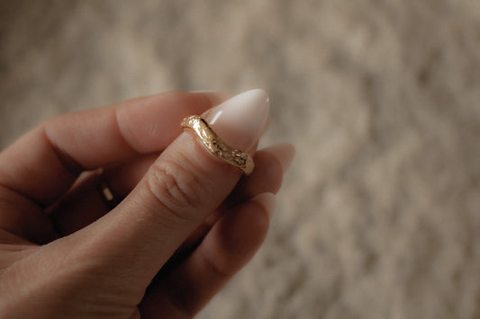 LORNA RING | waterproof gold ring