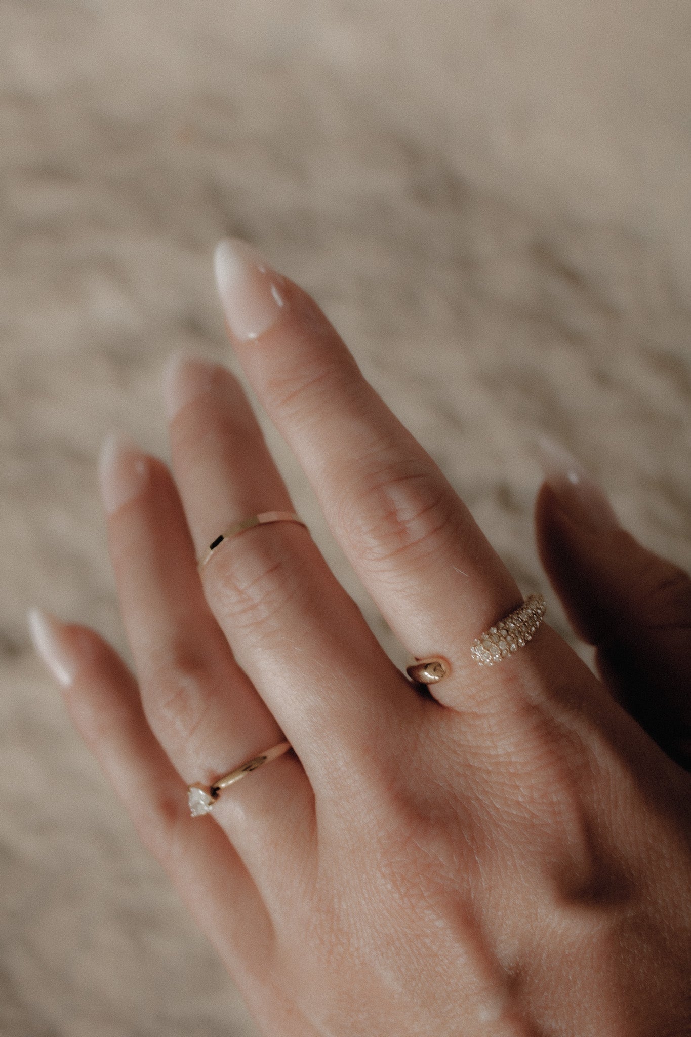 ELEANOR RING | waterproof gold ring