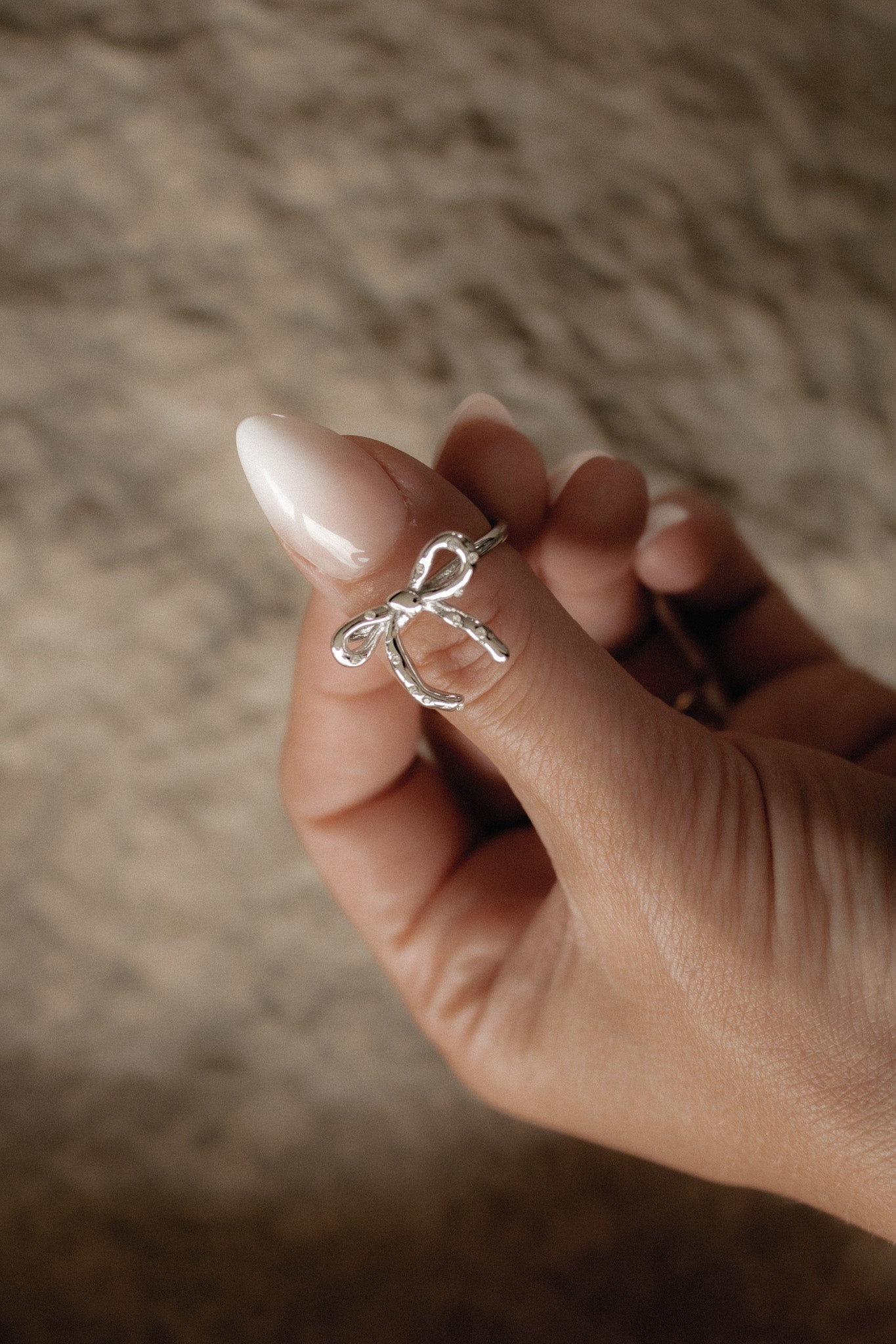 BOW RING | waterproof gold ring