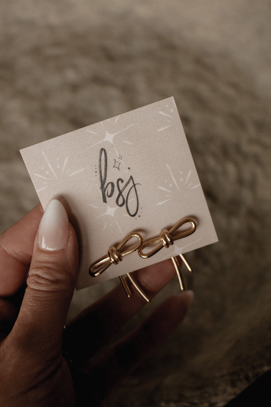 BOWIE EARRINGS | waterproof gold earrings