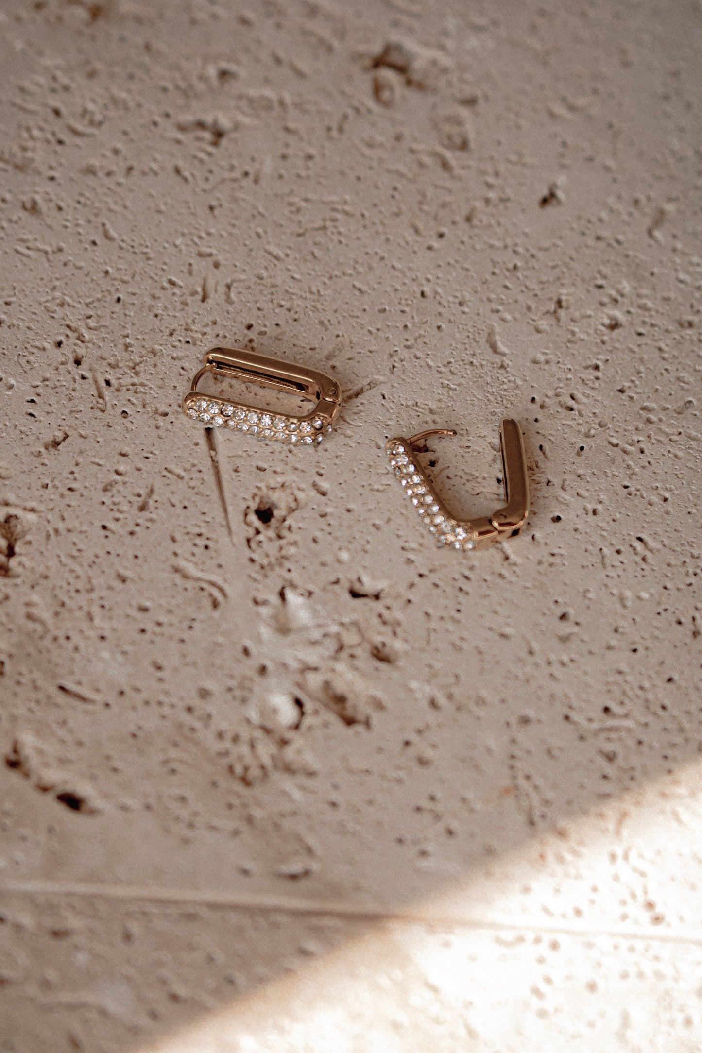 ZOIE HUGGIES | waterproof gold earrings