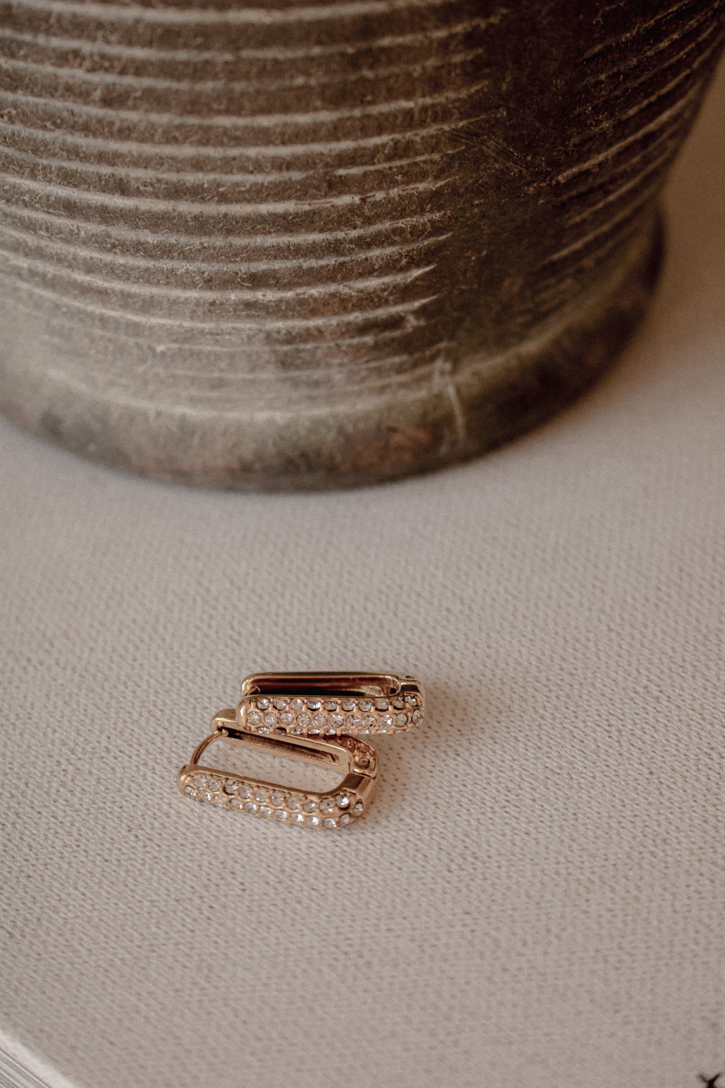 ZOIE HUGGIES | waterproof gold earrings