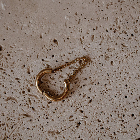 LIVIE EAR CUFF | waterproof gold earring