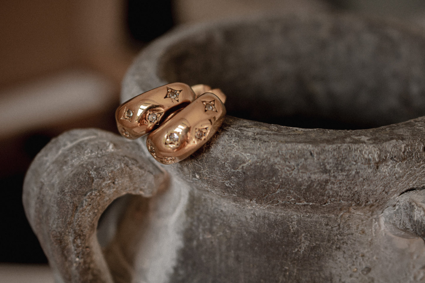 BENNI HOOPS | waterproof gold earrings