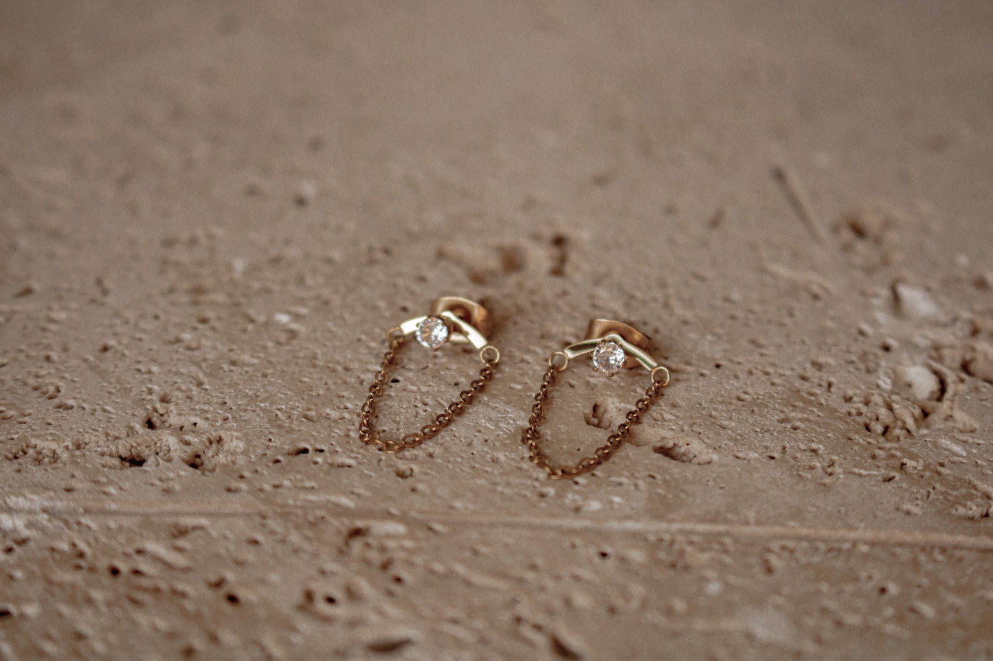 COVE STUDS | waterproof gold earrings