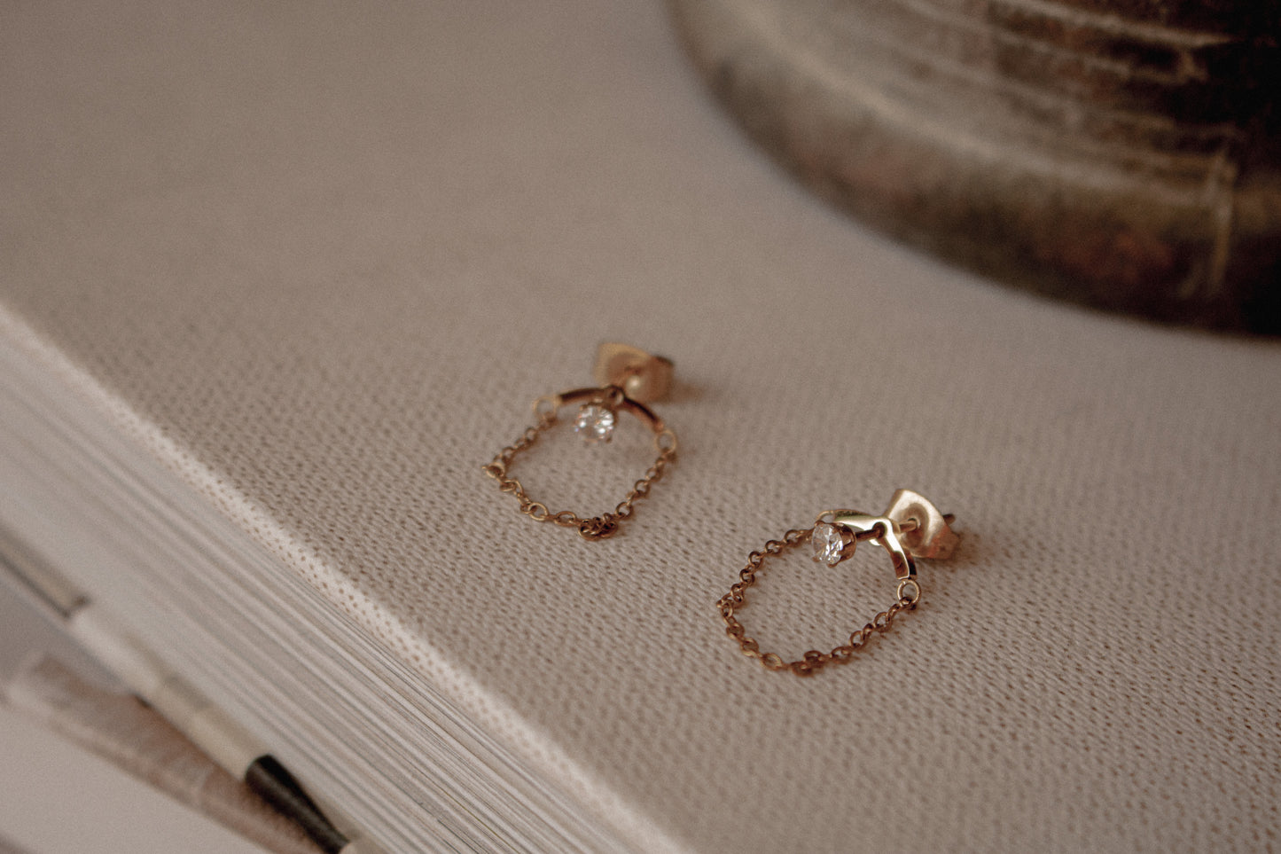 COVE STUDS | waterproof gold earrings
